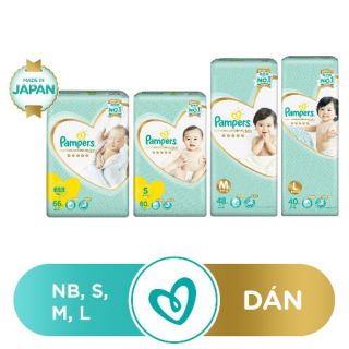 Tã dán pampers nhật size nb66/s60/m48/l40