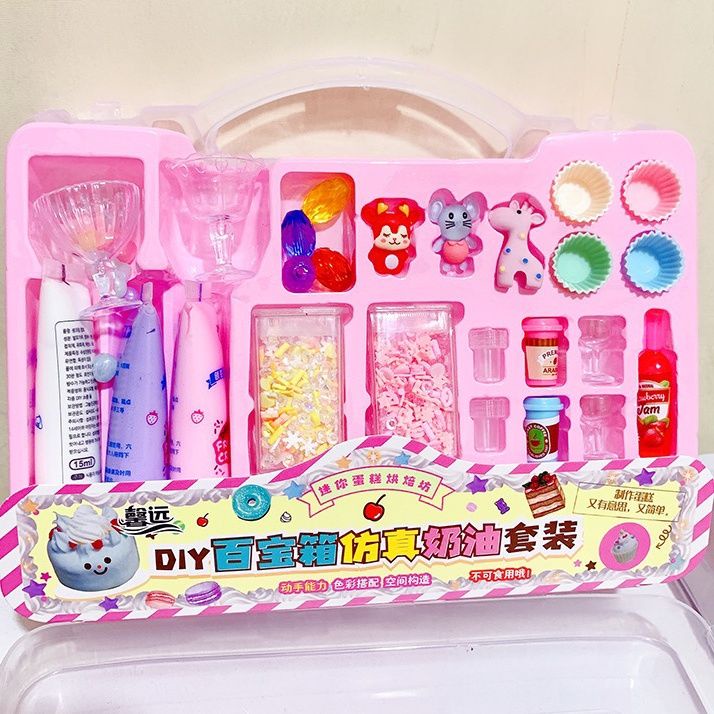 Bộ Đồ Chơi Làm Bánh Kem / Món Tráng Miệng Diy Cho Bé