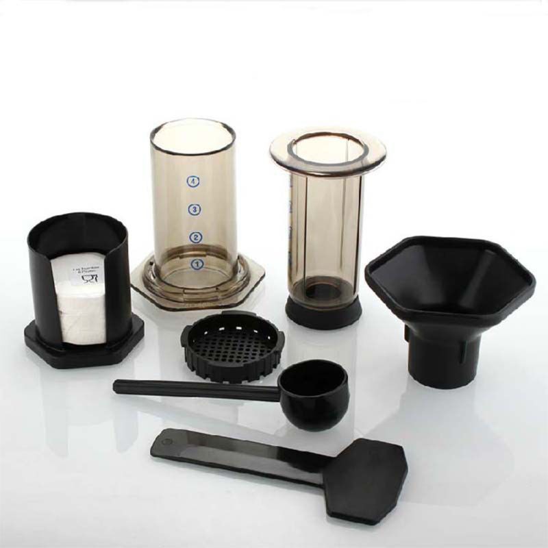 NIKI New Filter Glass Espresso Coffee Maker Portable Cafe French Press CafeCoffee Pot For AeroPress Machine