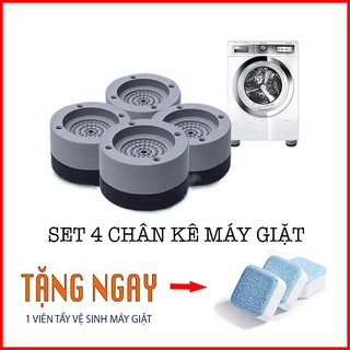 Bộ 4 Miếng Cao Su Cao Cấp Lót Chân Máy Giặt Chống Ồn Chống Rung