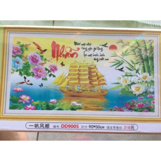 Tranh đá chữ nhẫn d9005