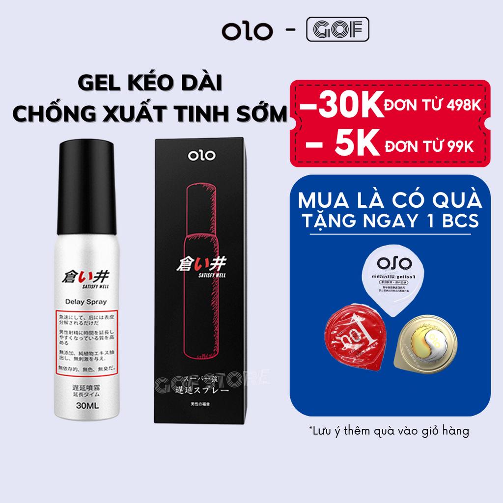 Gel chống xuất tinh sớm Olo gel kéo dài lâu ra chiết xuất thảo dược an toàn 5ml 30ml - GoF Store