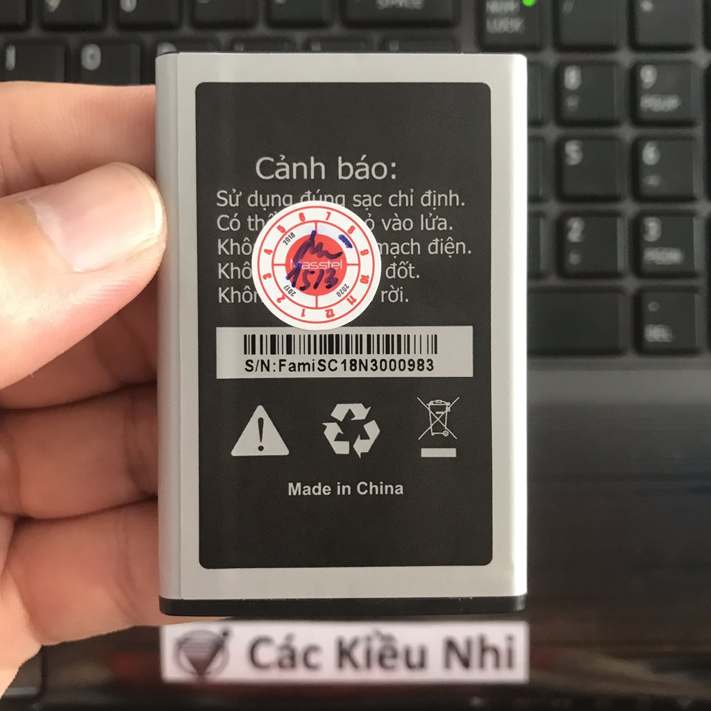 Pin Masstel Fami 5 | Fami 12 | Fami S | 1400mAh chính hãng