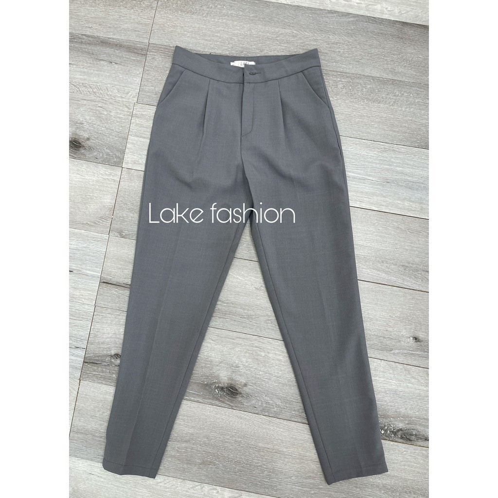 Quần tây nữ, Quần âu cúc trước fom chuẩn lên dáng đẹp Lake fashion
