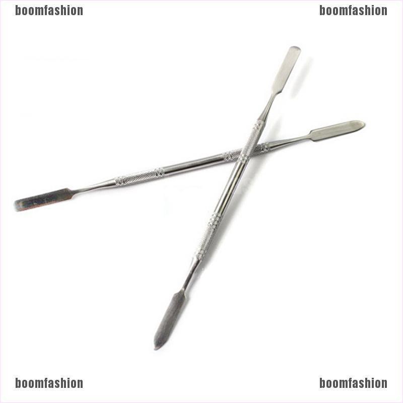 [BOOM] 1X Makeup Palette Spatula Tool Stainless Steel Cosmetic Nail Art Vogue for Wemen [Fashion]