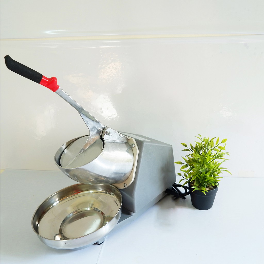 Máy Bào Đá Tuyết 2 Lưỡi Thế Hệ Mới Công suất 300W Xay Nhanh Hơn Mịn Hơn - Máy Xay Đá Bào Làm Sinh Tố, Nước Giải Khát