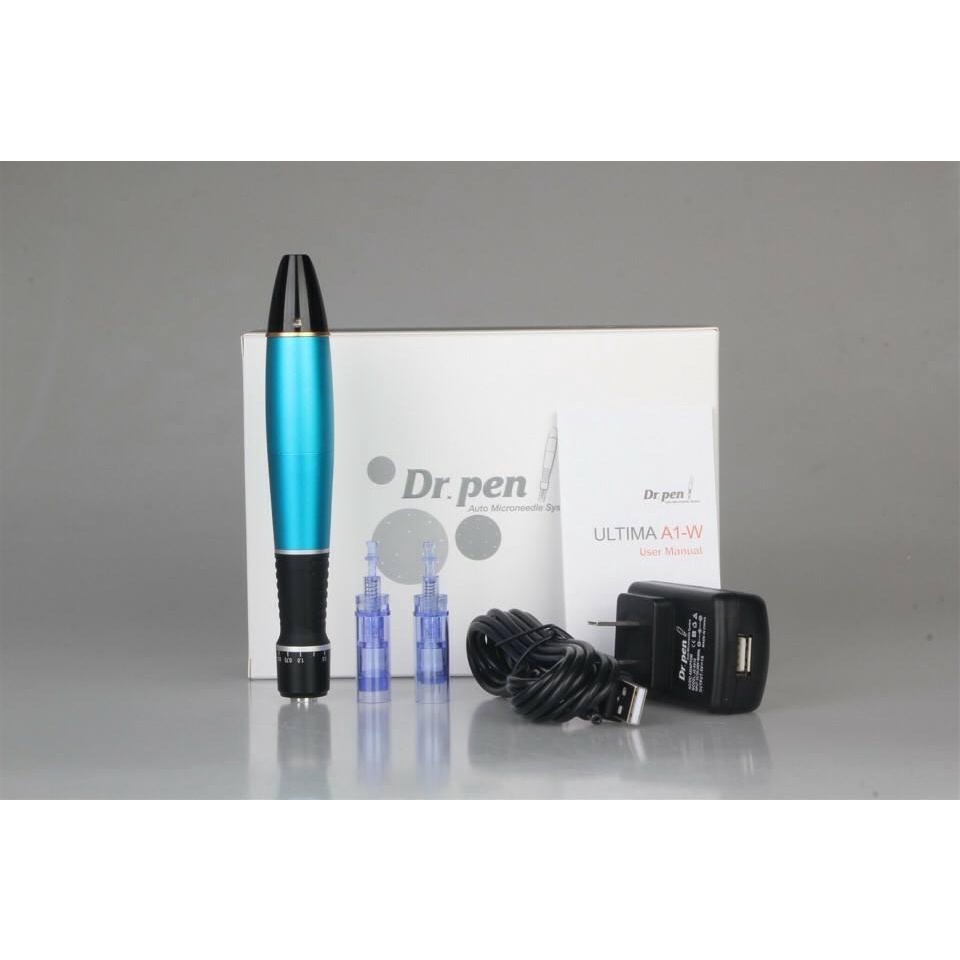 Máy Phi Kim Dr.pen A1-W Tích Điện Cấy Trắng Cấy Tảo Cấy Phấn Cây Lăn Kim Máy Pen Có Pin loại tốt cấy trắng da