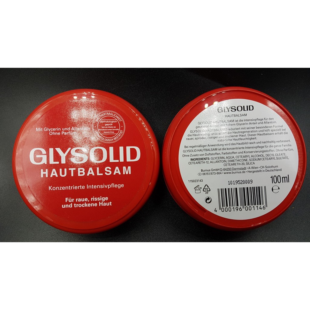 Kem dưỡng da Glysolid Hautbalsam 100ml