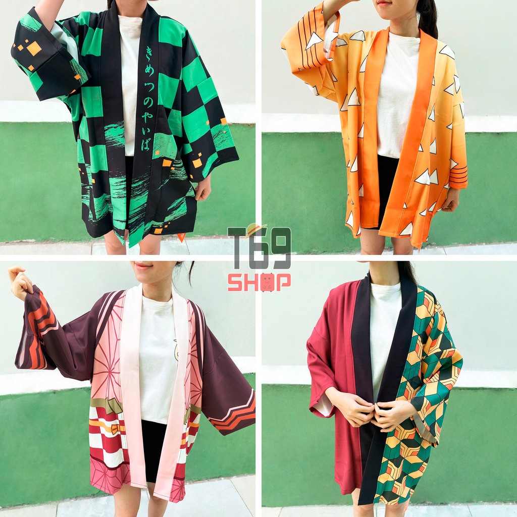 Áo happi anime Kimetsu no Yaiba