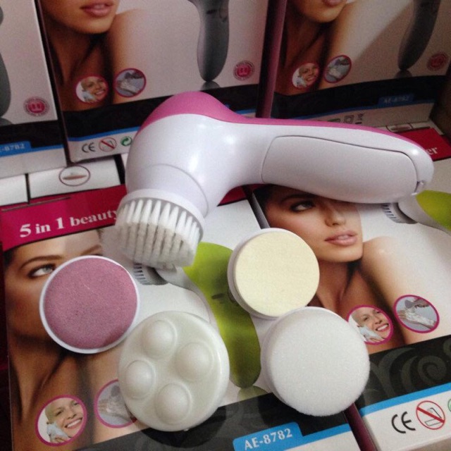 [SALE 10%] Máy rửa mặt massage mặt 5 in 1 Beauty Care Massager