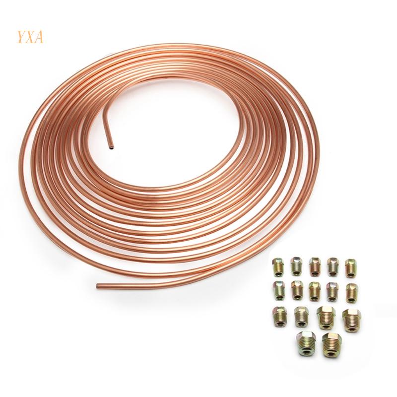 Cuộn Dây Phanh Bằng Đồng Mềm Mại Thông Dụng Cho Xe Hơi YXA 25 Ft 3 / 16 &quot;OD