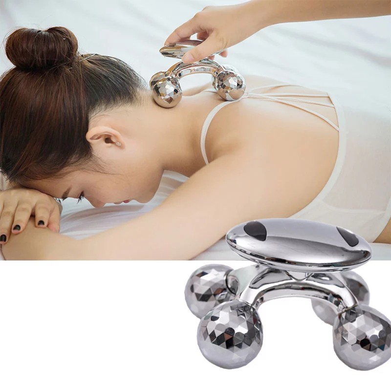 4D Roller Massager Solar Micro Hiện tại Máy mát xa mặt Nâng cơ làm săn chắc cơ thể Giảm béo Định hình Chống cellulite Con lăn chăm sóc sắc đẹp