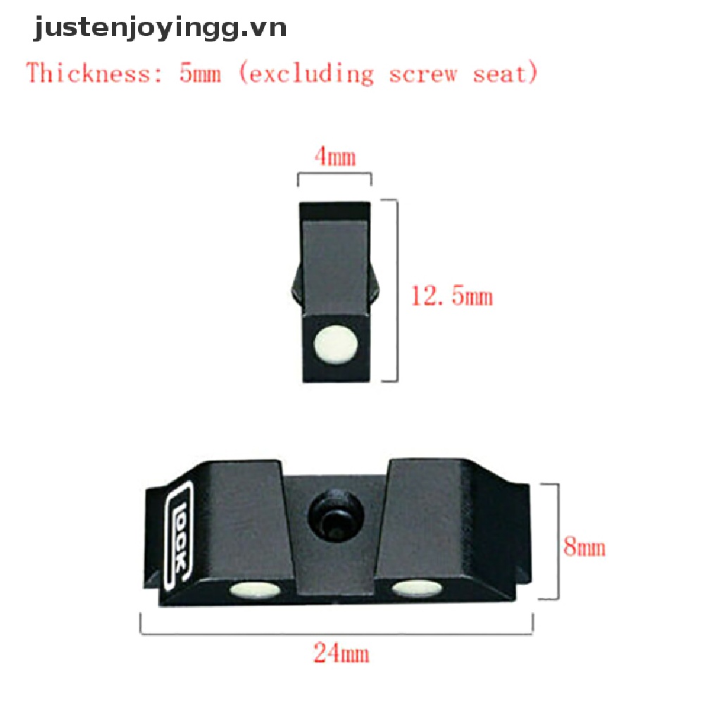Ống ngắm phát sáng trong bóng tối cho Glock