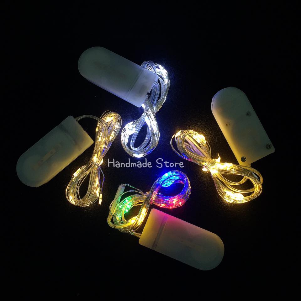 Đèn Led Fairy Light đom đóm dùng Pin 3m