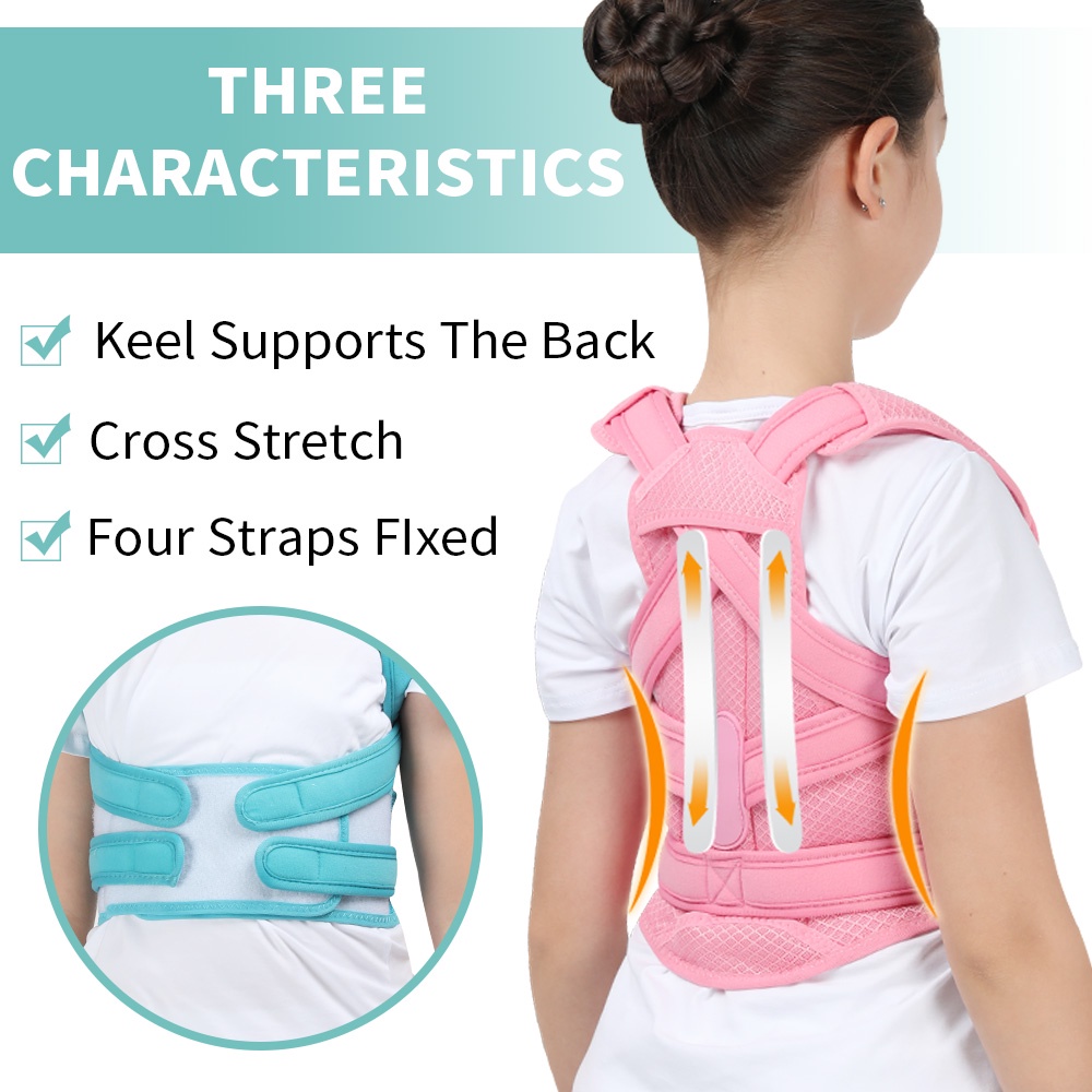 Đai đeo điều chỉnh tư thế JUNLAIKANG cho lưng và cột sống trẻ em