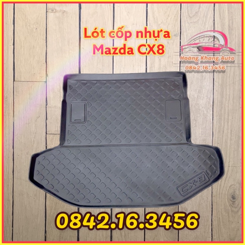 Lót Cốp Nhựa Mazda CX8 Ko Mùi, Loại Nhựa Dẻo Ko Mùi
