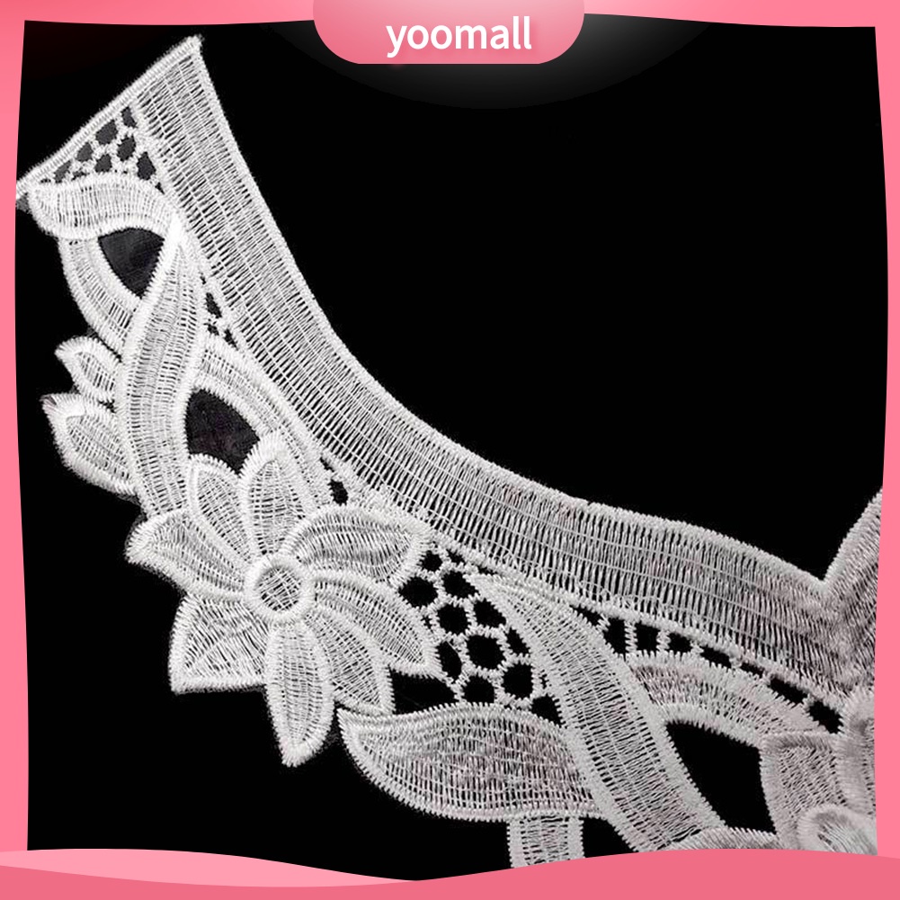 Viền Cổ Áo Bằng Ren Thiết Kế Rỗng Dùng Trang Trí Quần Áo DIY