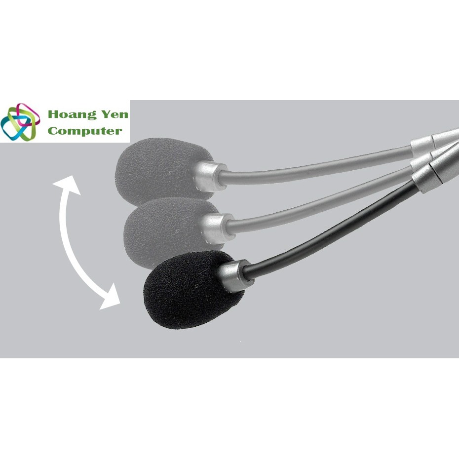 Tai Nghe Chụp Tai LOGITECH H111 Cho Laptop, Smart Phone (1 Jack 3.5mm) - BH 2 Năm Chính Hãng