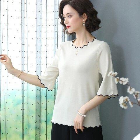 Áo Thun Ngắn Tay plus size Thời Trang Mùa Hè Dành Cho Nữ