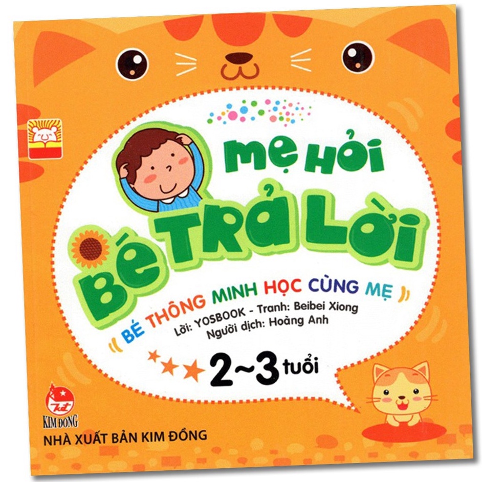 Sách - Mẹ Hỏi Bé Trả Lời (Từ 2 - 3 Tuổi)