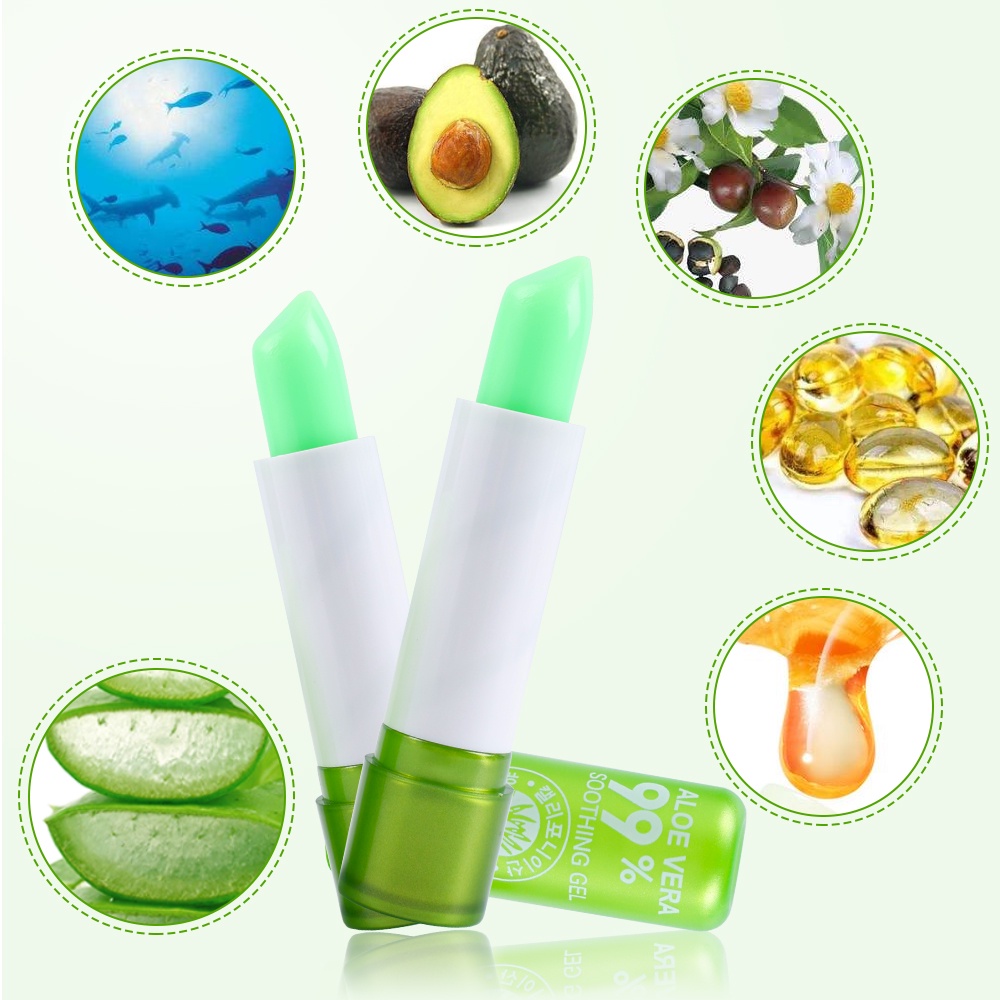 1 Son Dưỡng Môi Đào Dưỡng Ẩm Lâu Trôi Thay Đổi Màu Sắc Chống Khô Môi