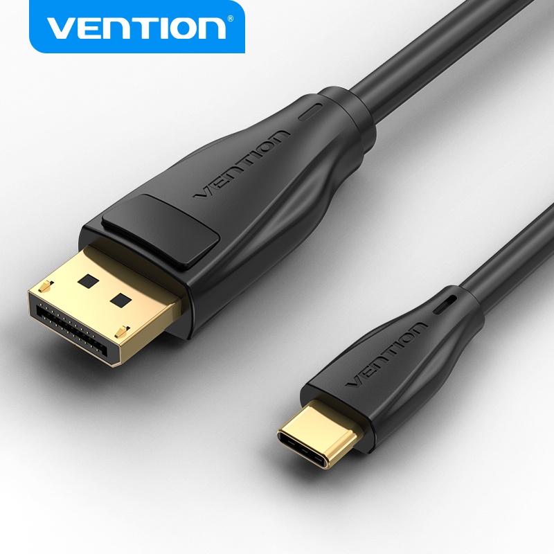 Cáp chuyển đổi USB sang DP Vention 8K 60Hz/2K144Hz kết nối USB C sang laptop/máy chiếu 1080P