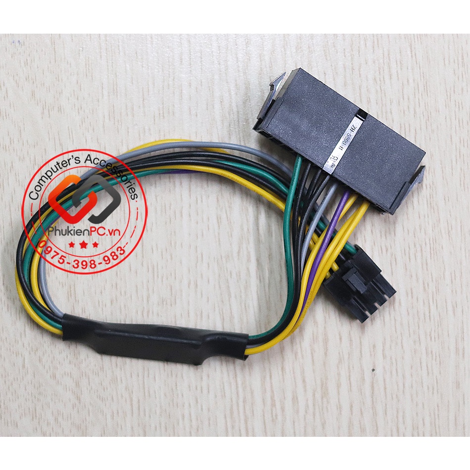 Dây cáp chuyển đổi nguồn 24Pin ra 8Pin cho Dell đồng bộ 3020, 7020, 9020, T1700, 3670, 3650