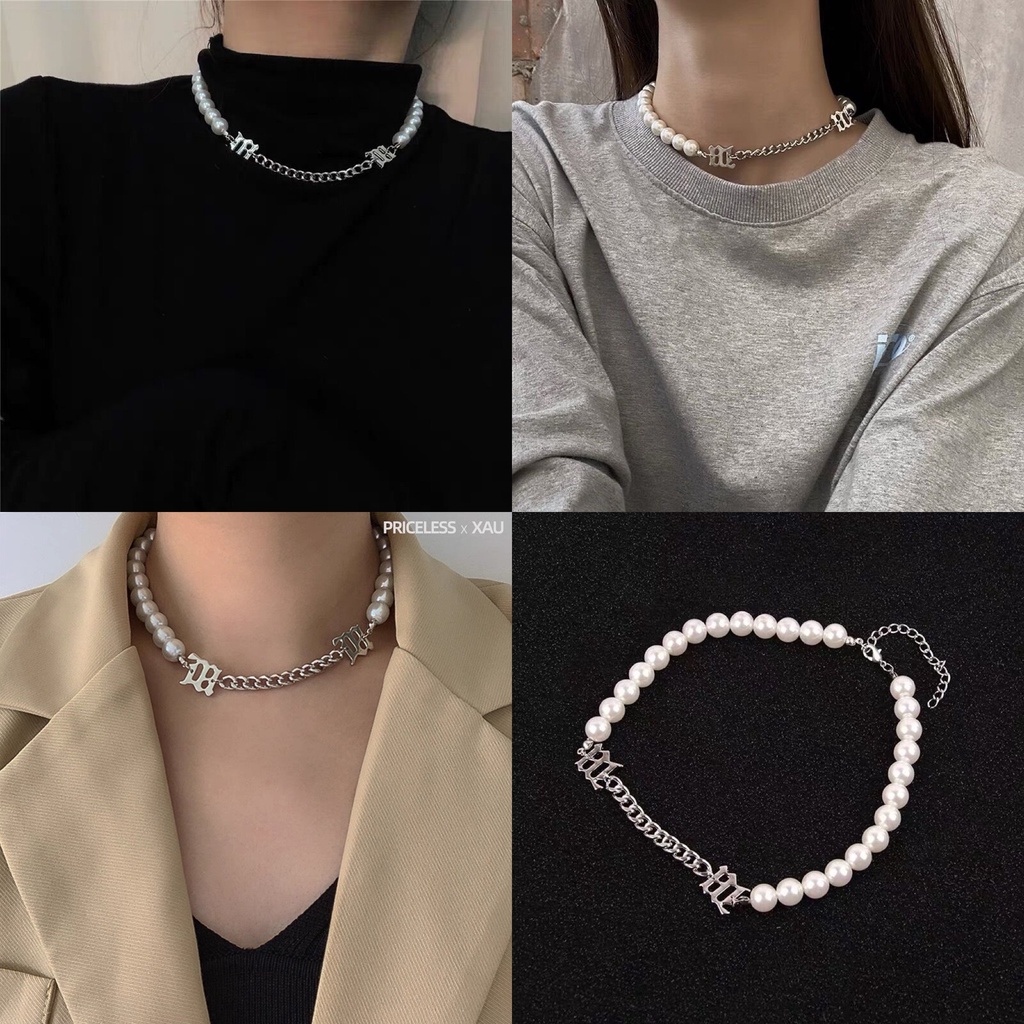 Tổng Hợp Dây Chuyền Nữ Hợp Kim Nhiều Mẫu Phong Cách Ulzzang Hàn Quốc Nữ Tính Dịu Dàng Xinh Xắn