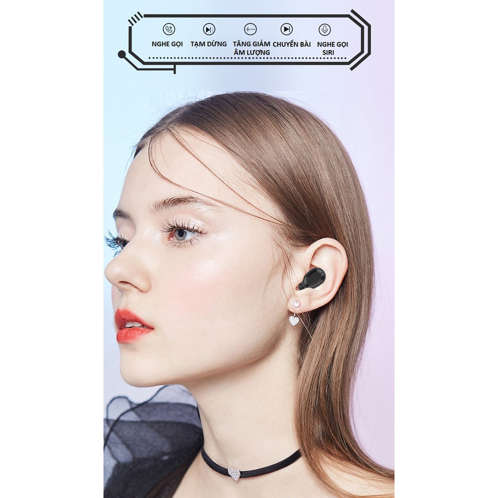 Tai nghe Bluetooth 5.0 L21, L21 Pro bản Quốc Tế âm thanh vòm 9D, Tai nghe không dây TWS