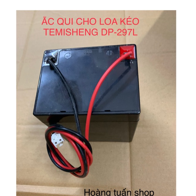 Ắc qui loa kéo temeisheng DP-297l  12V 6.0mah