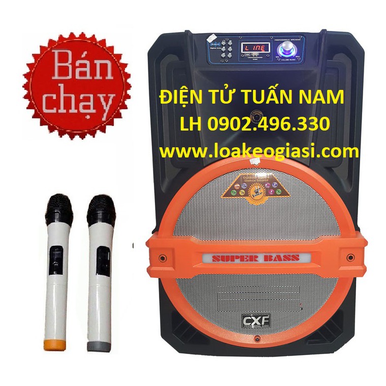 Loa kéo bluetooth CXF 1502 - 4 Tấc Model 2017 CỰC HAY