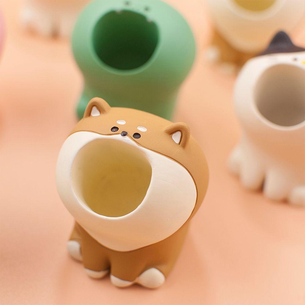 Hộp Đựng Bút Đánh Dấu Bằng Nhựa Resin Hình Động Vật Dễ Thương