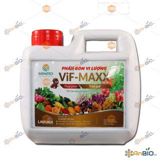 Phân bón vi lượng vif-maxx can 1 lít thuỷ phân trùn quế - c5.1001