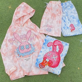 Sét áo hoodie loang hình