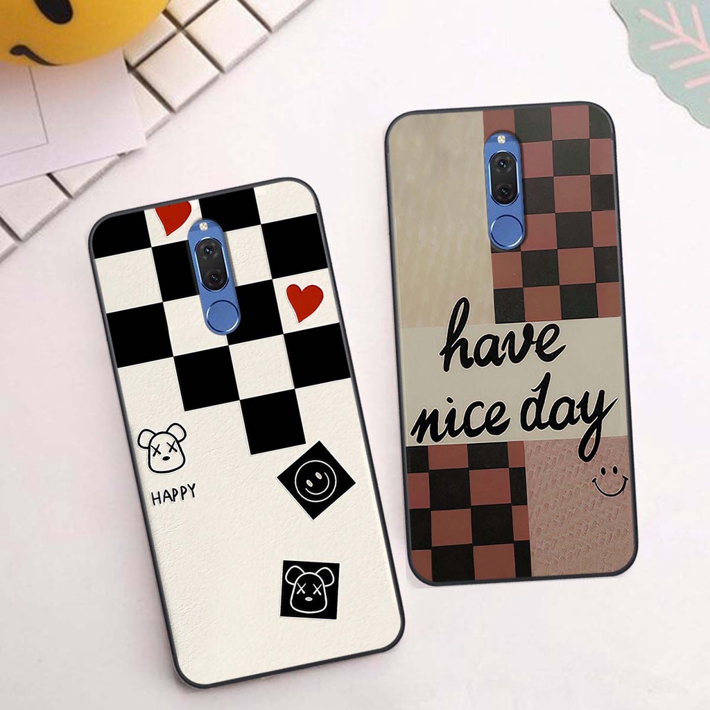 Ốp Huawei Nova 2i caro trái tim cá tính, thời trang siêu đẹp, siêu phong cách