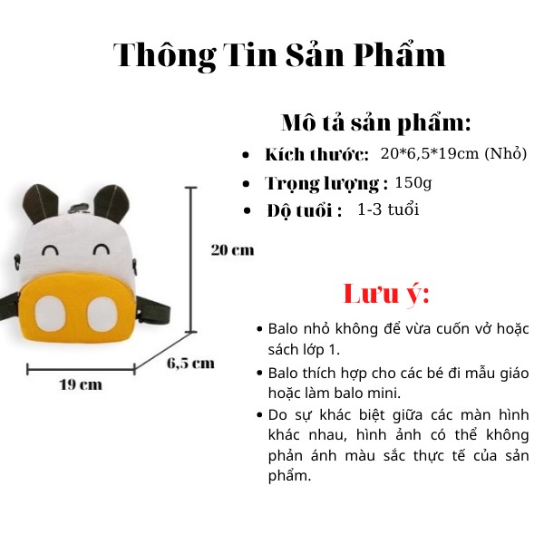 Balo Mẫu Giáo Hình Heo Đeo 2 Kiểu Thời Trang Và Tiện Lợi Cho Bé Trai Bé Gái