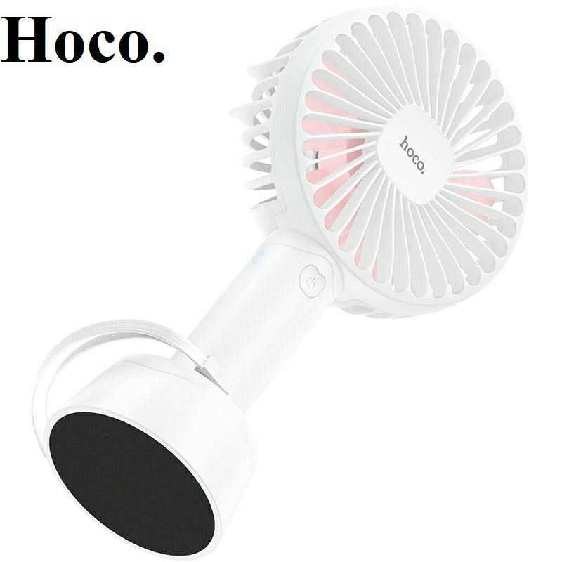 Quạt mini cầm tay tích điện Hoco F12 chính hãng 3 tốc độ