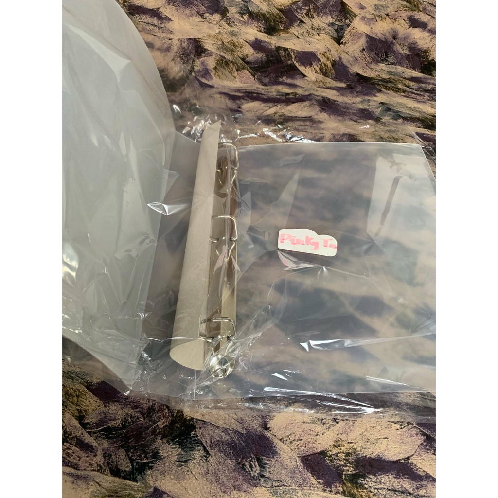 Bìa Binder A4 3 còng D cao ~4,5cm Nhựa Dẻo Mặt Trước Có Bìa Trong Để Ảnh Vỏ Trong Nhám