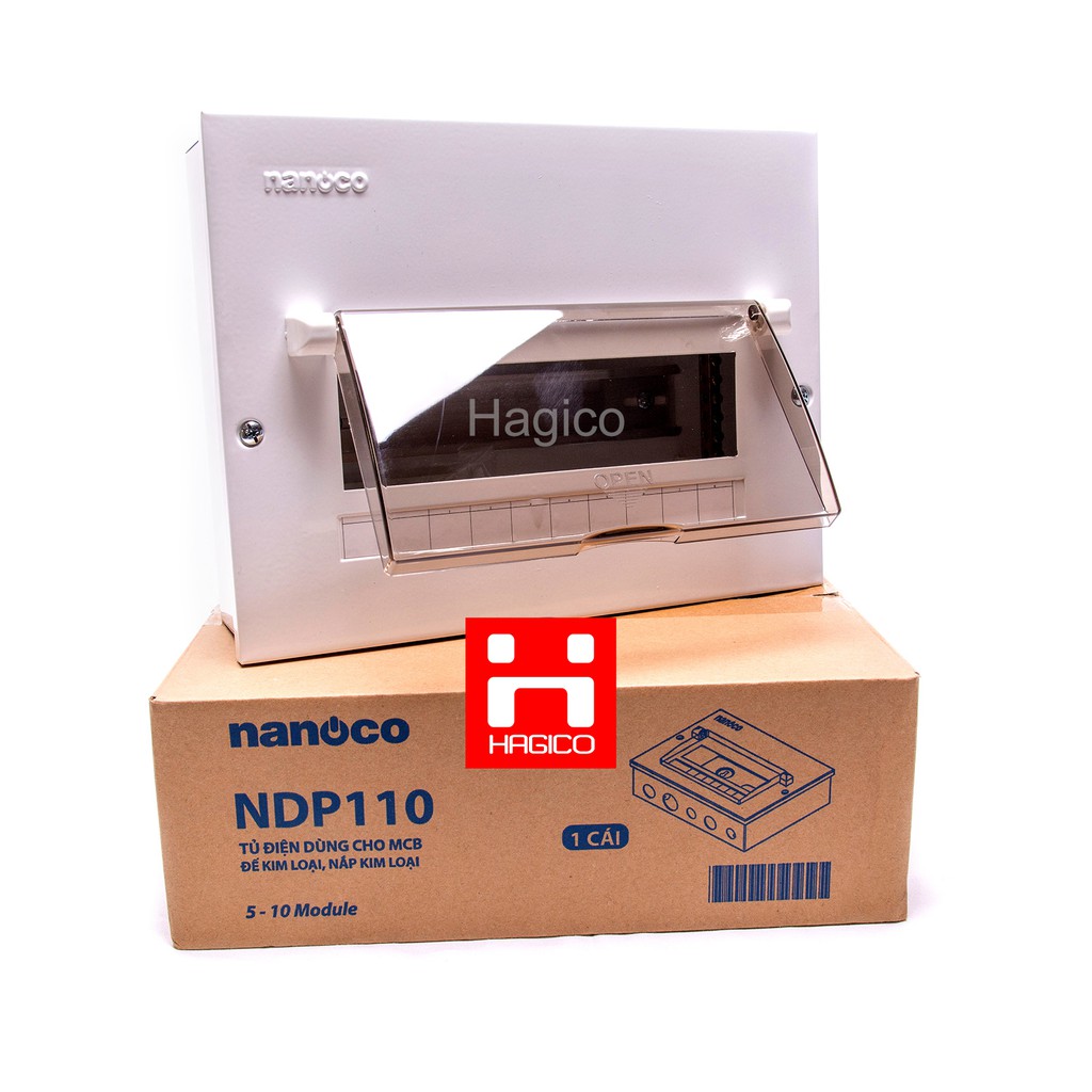 Tủ điện âm tường Panasonic Nanoco chứa 5 - 10 đường CB tép