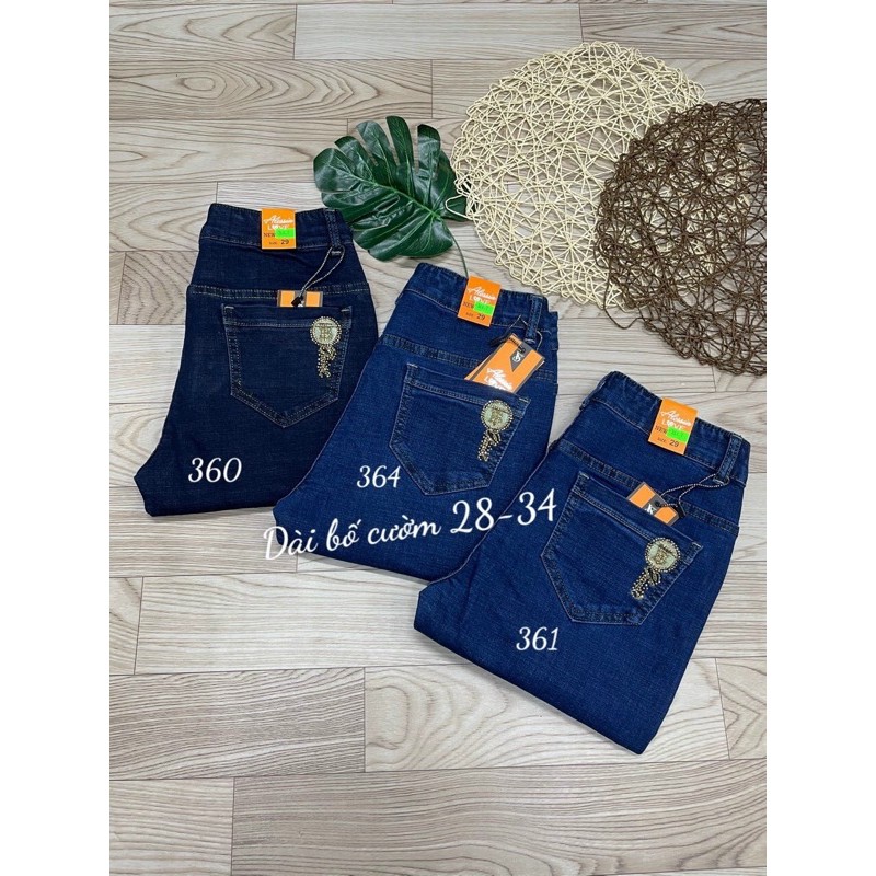 Quần jeans nữ co giãn bigsize mẫu SA6