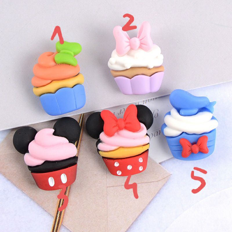 charm bánh ngọt nguyên liệu trang trí ốp điện thoại