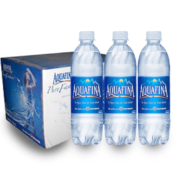 Nước tinh khiết Aquafina 350 mL 24 chai/ thùng