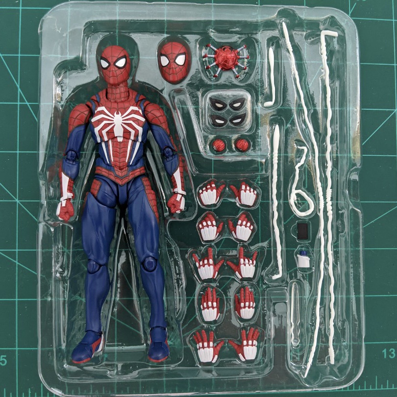 Mô Hình Spider Man PS4 SHF Có Khớp 16 cm