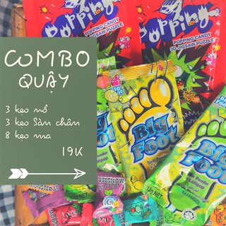Combo Quậy (kẹo NỔ - kẹo BÀN CHÂN - kẹo MA)