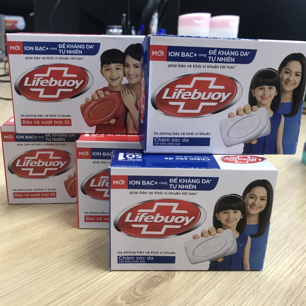 Xà bông cục Lifebuoy - Xà phòng tắm thơm 90g