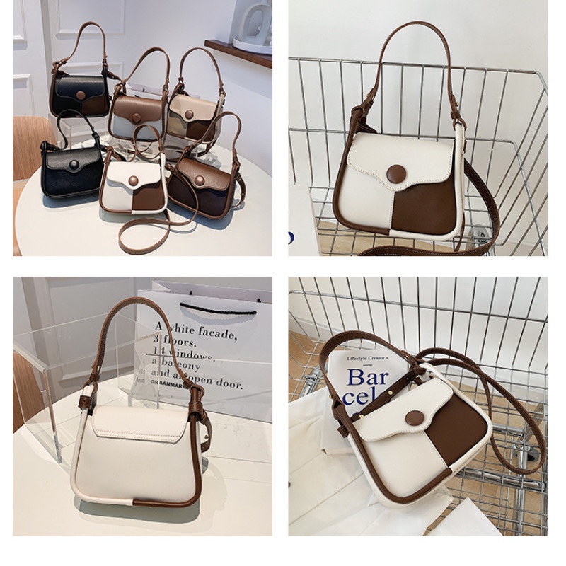 Túi đeo vai IELGY hình vuông cỡ nhỏ thiết kế đơn giản thời trang cổ điển cho nữ