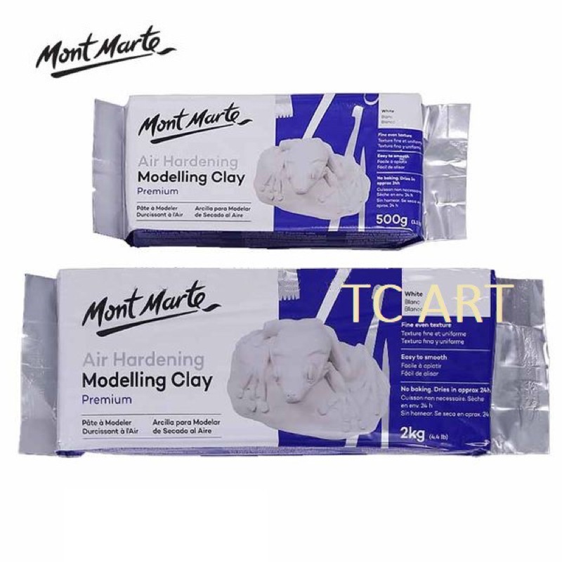 Đất sét tự khô màu Trắng ( Khô cứng nhựa & Khô xốp)