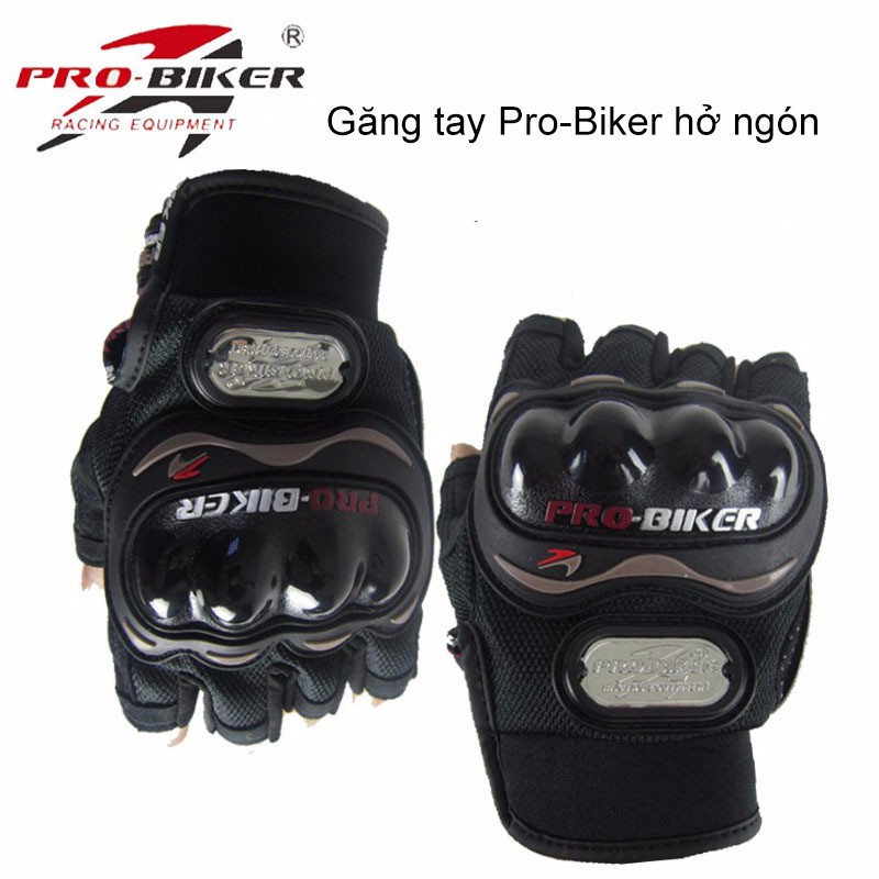 Găng tay chiến thuật cụt ngón PROBIKER, Chống nắng, chống tia UV, Tránh Ưng Thư da