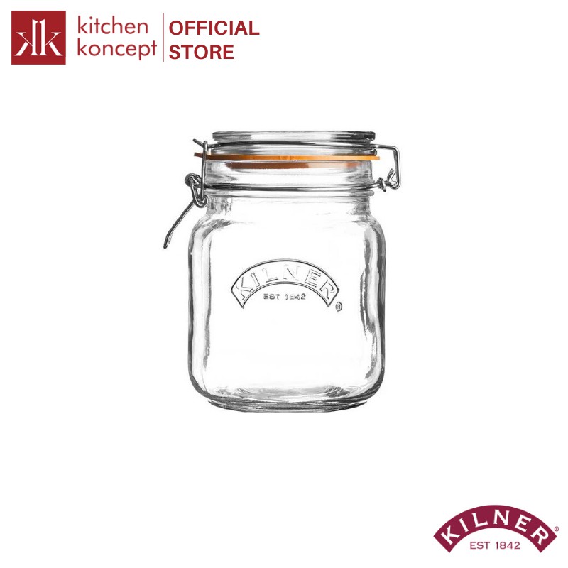 [Mã LT50 giảm 50k đơn 250k] Hũ Thủy Tinh Kilner Vuông - 1L