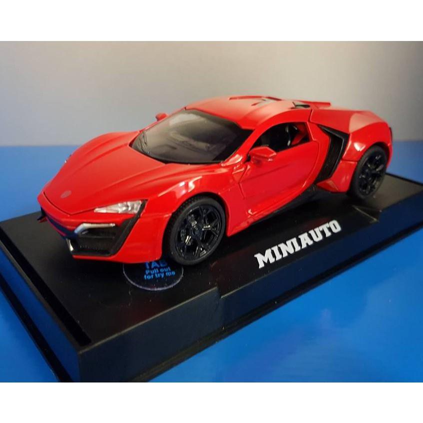 Mô hình xe Lykan Hypersport 1:32 hàng Quảng Châu